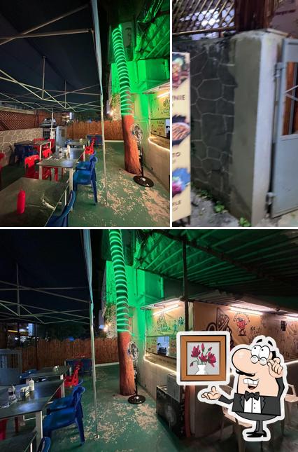 The interior of Cafe Cheesy Corner