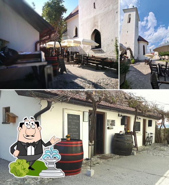 Gli esterni di Cafe Gallery Pungert