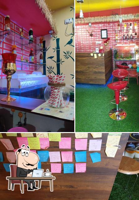 The interior of Cafe Unplugged