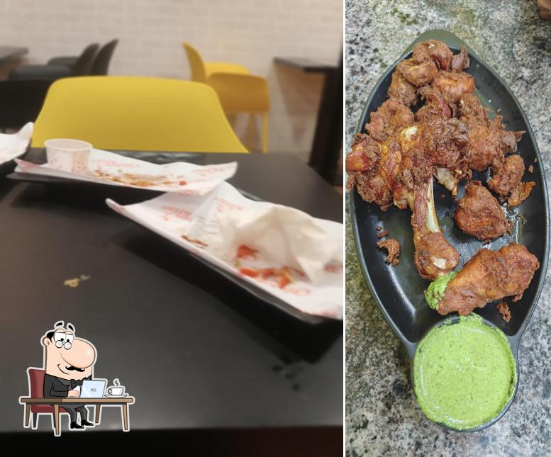The interior of Chicken Affair