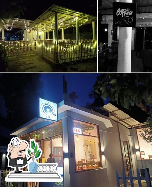 The exterior of Julie's Cafe