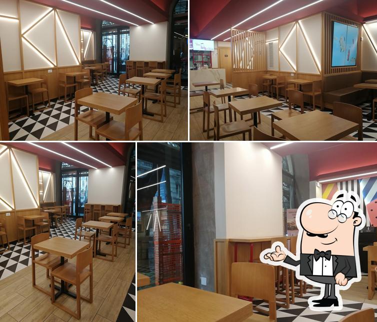 Gli interni di La Piadineria