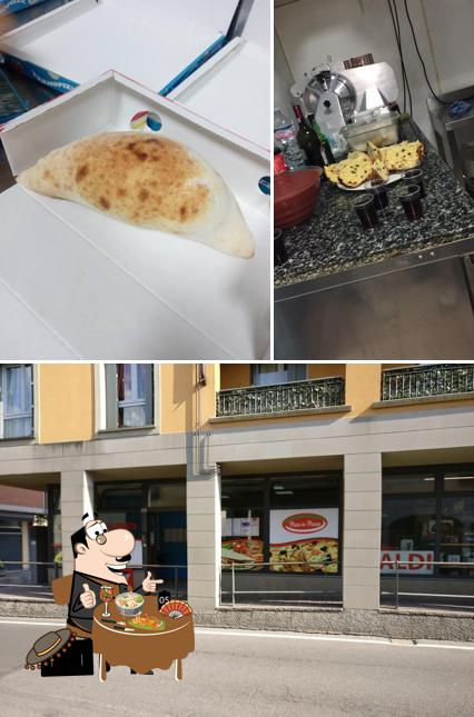 La foto di cibo e esterno da Pizza in Piazza