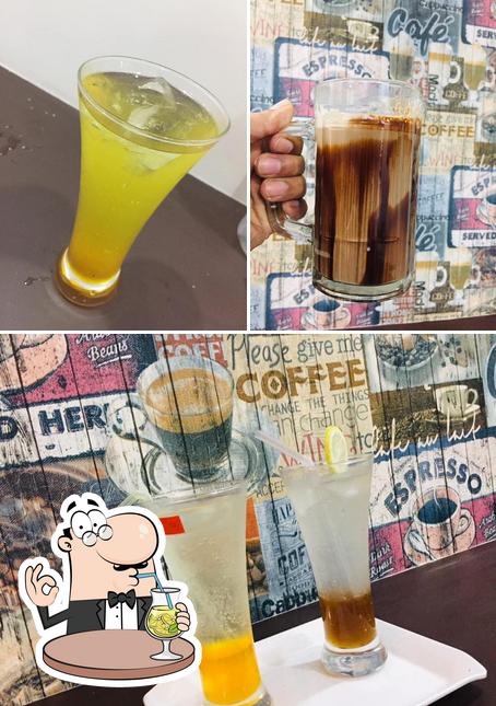 Try a drink from the menu