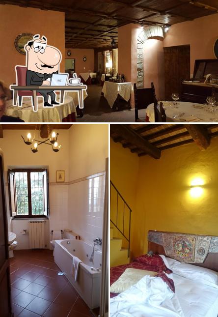 Gli interni di Castello di Petroia Relais