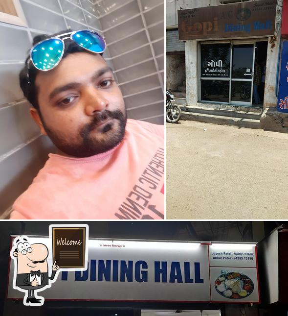 See this picture of Gopi Dining Hall