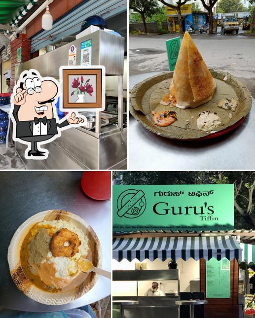 The interior of Guru's Tiffin