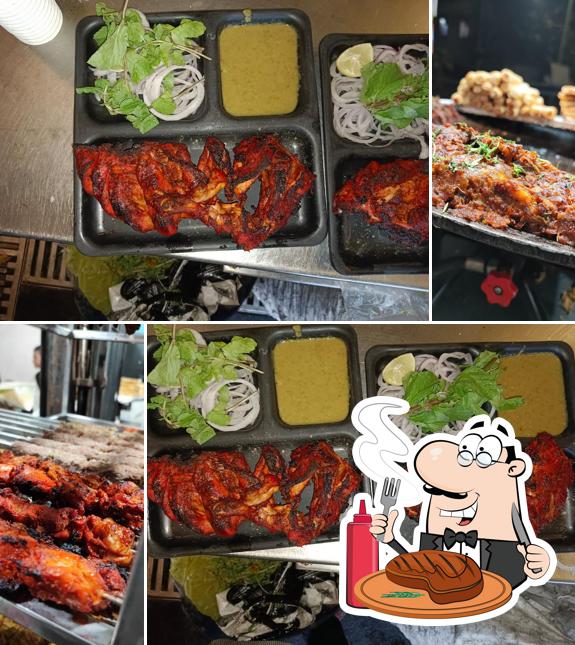 Pick meat dishes at Nawabi Seekh Paratha