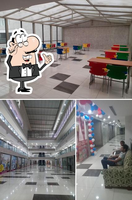 The interior of coffee adda