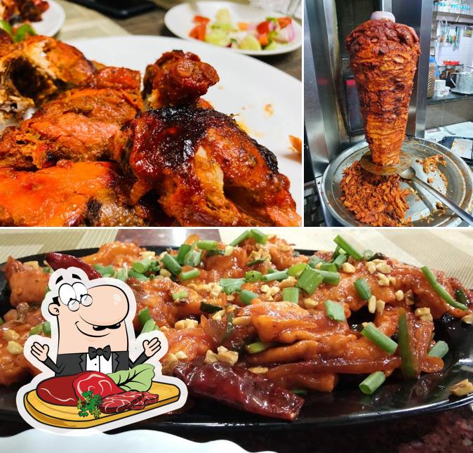 Get meat dishes at Royal Chef Restaurant