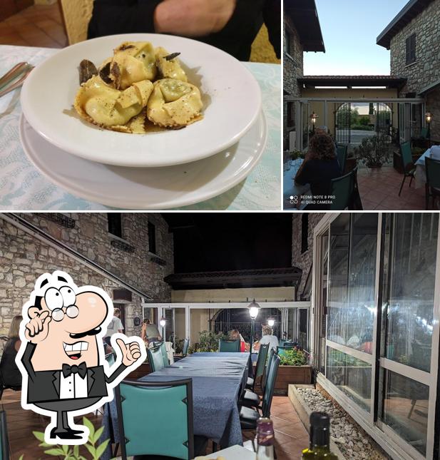 Gli interni di Trattoria La Sosta