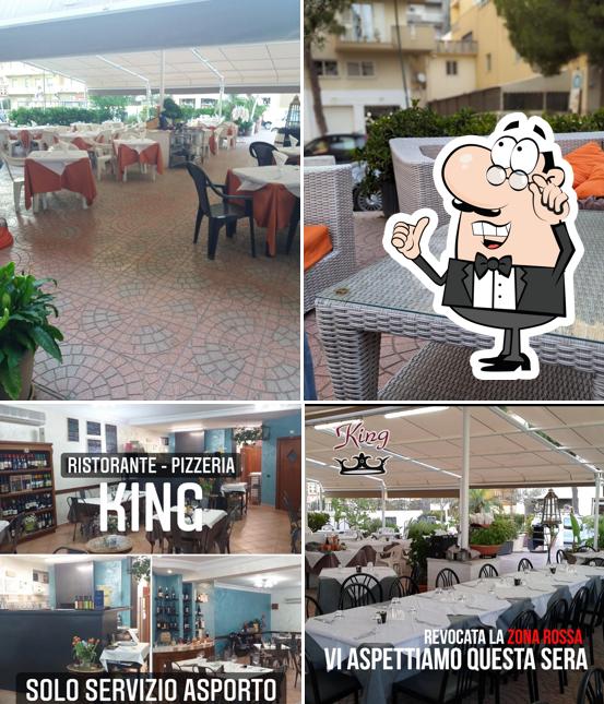 Gli interni di King Ristorante Pizzeria