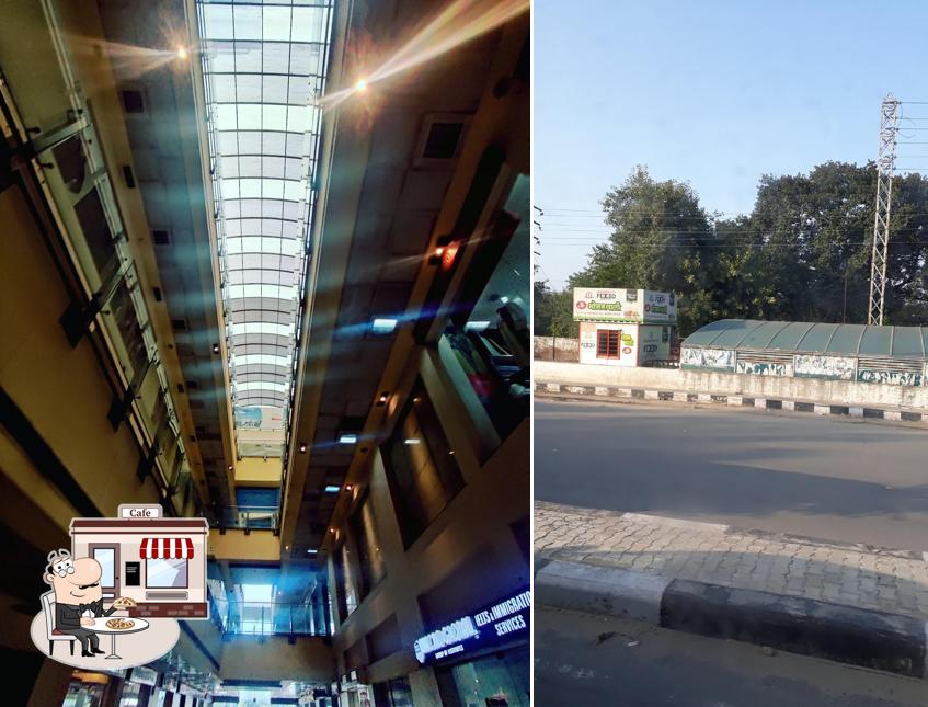 The exterior of McDonald's