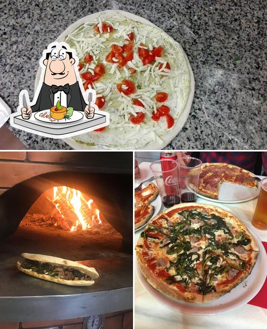 Cibo al Pomodoro e basilico