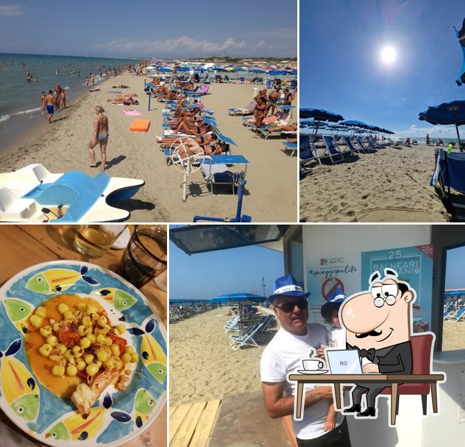 Gli interni di Bagno Laura Restaurant