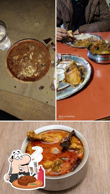 Order meat dishes at Muskan Kalika Family Restaurent