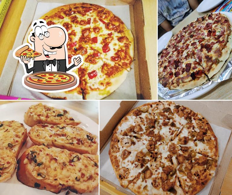 Order various kinds of pizza