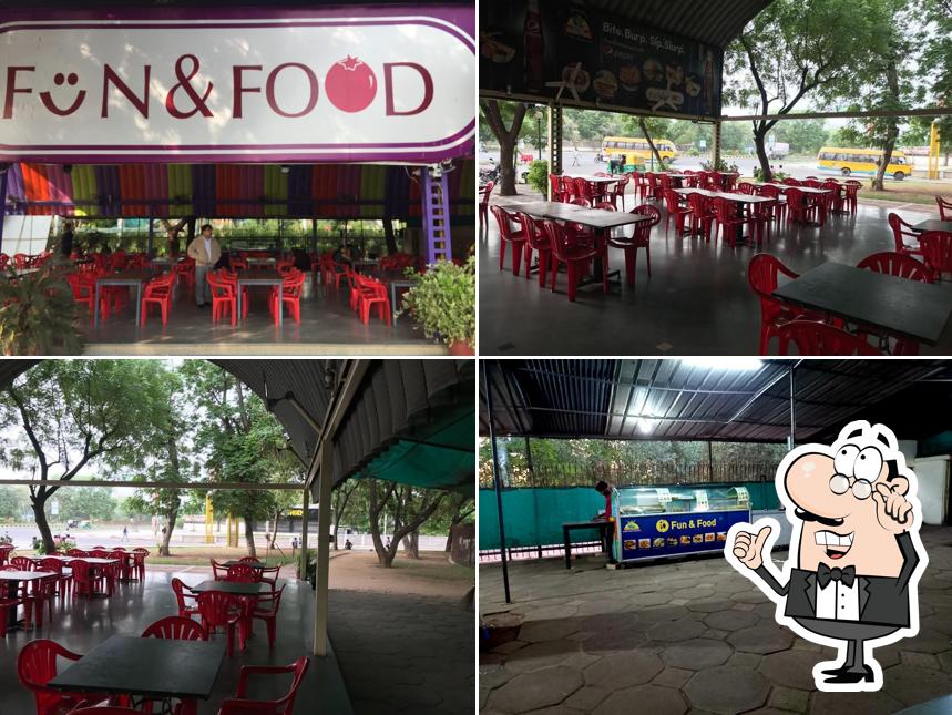 The interior of Fun and Food Restaurant
