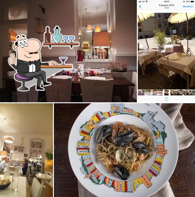 Gli interni di Trattoria Tre Torri
