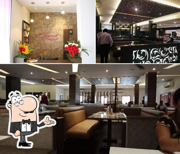 The interior of Anmol The Family Cuisine