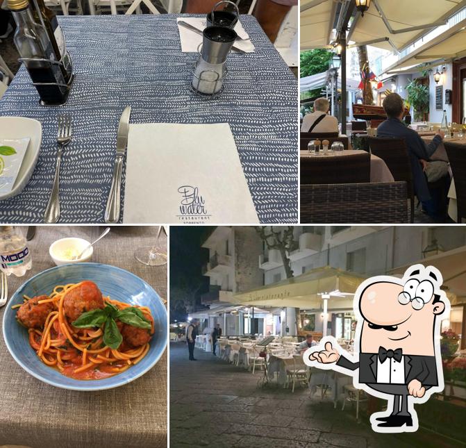 Gli interni di Blu Water Ristorante