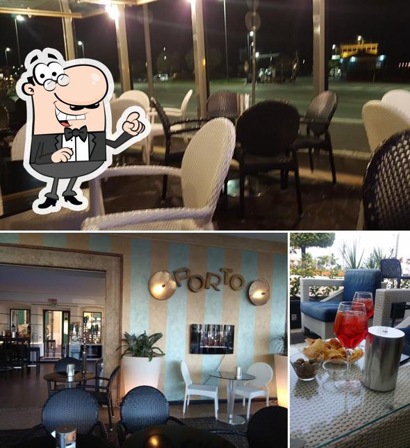 Gli interni di Bar al Porto