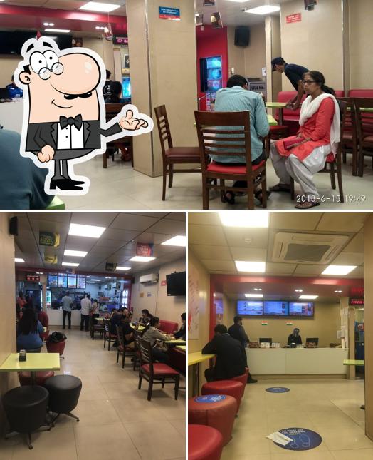 The interior of Domino's Pizza Ajabpur Kalan, Dehradun