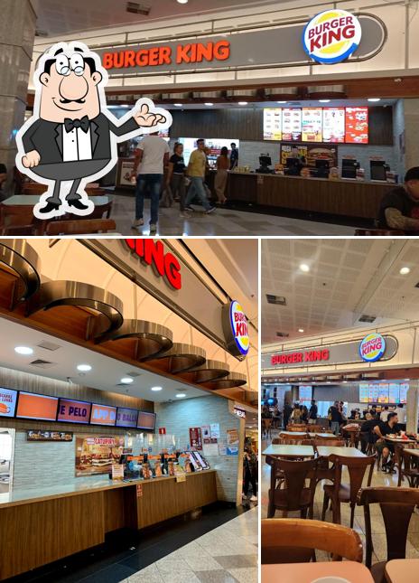 Veja imagens do interior do Burger King