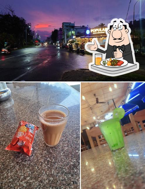 Check out the image depicting food and exterior at Popular Bakes & Restaurant