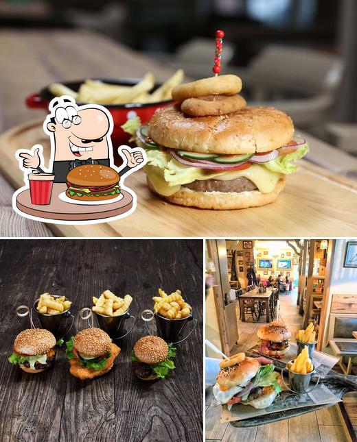 Prova un hamburger a Sport Pub