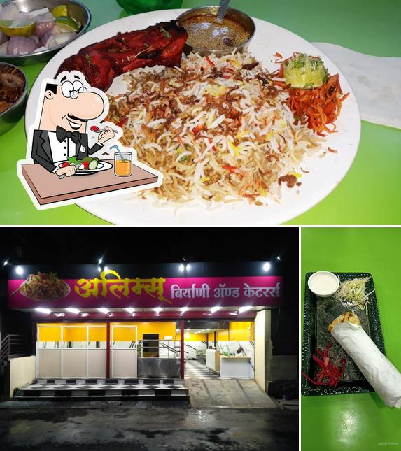 Food at Alim's Biryani