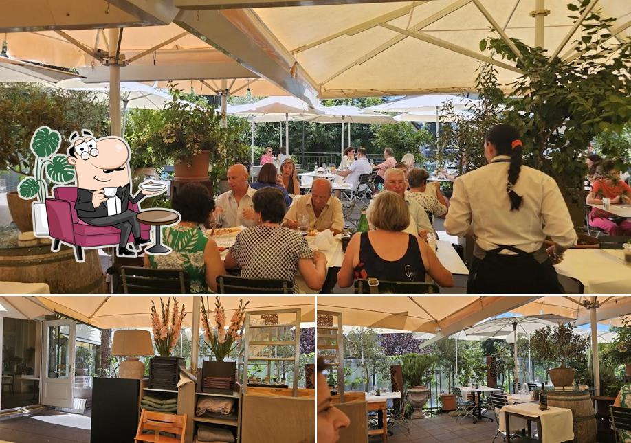 Gli interni di Restaurant Beau Rivage