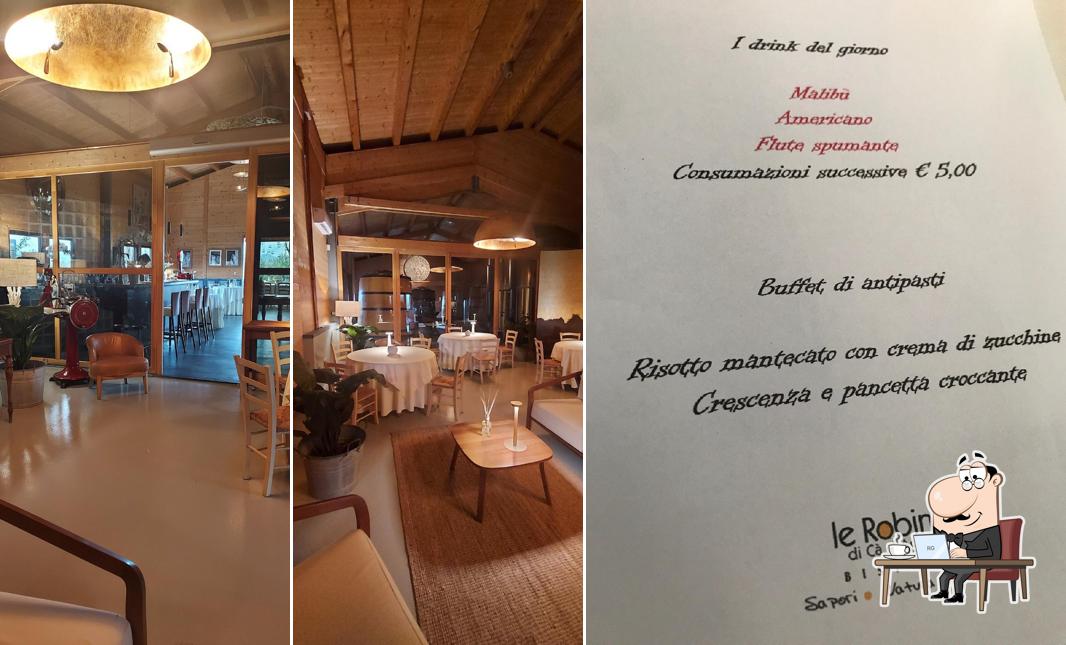 Dai un'occhiata agli interni di Le Robinie Bistrot