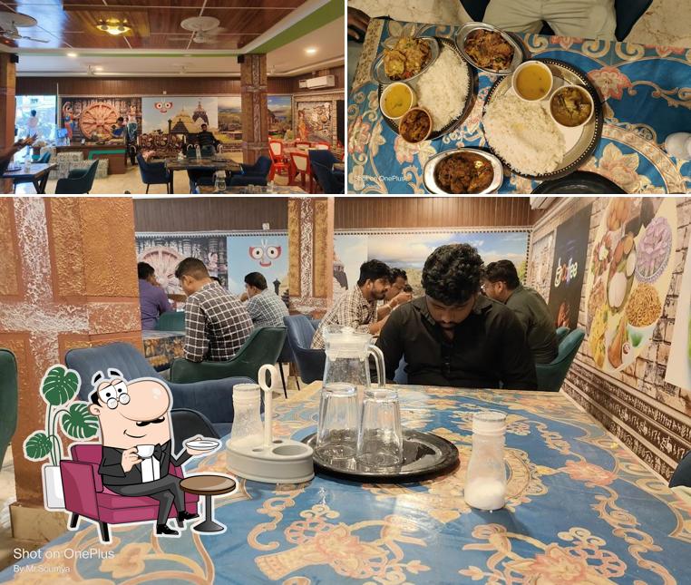 Among different things one can find interior and food at MILLET SHAKTI CAFE