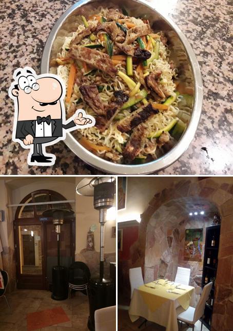 La interni e la carne del ristorante