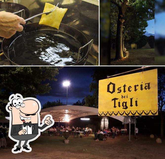 Gli esterni di Osteria dei Tigli