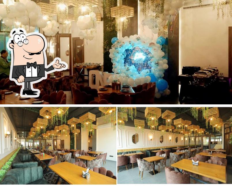 The interior of Picnic box (restaurant & kids play area & gaming zone)