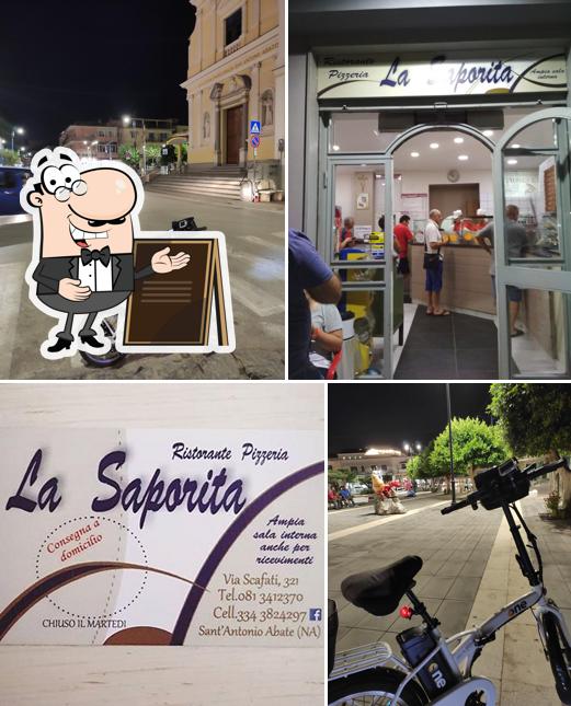 Gli esterni di Pizzeria La Saporita