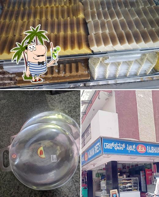 Here's a picture of Raj bhavan sweets