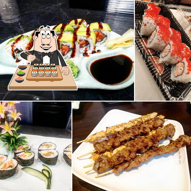 Ordina le varie opzioni di sushi