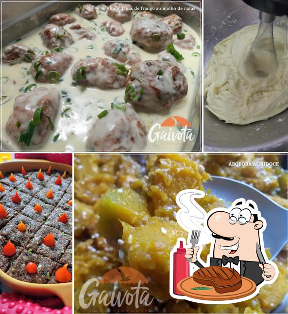 Experimente pratos de carne no Restaurante Gaivota