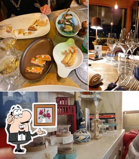 Gli interni di Riccio Restaurant Baia Porto