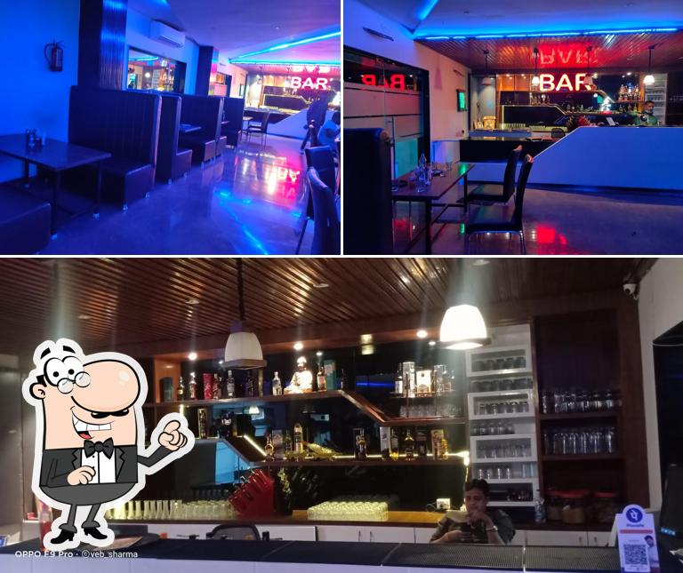 Take a seat at one of the tables at Tequila Bar and Restaurant