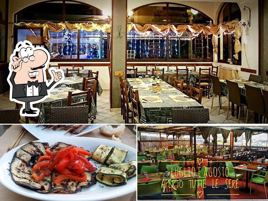 Guarda la immagine che presenta la interni e cibo di Al Vittoriale