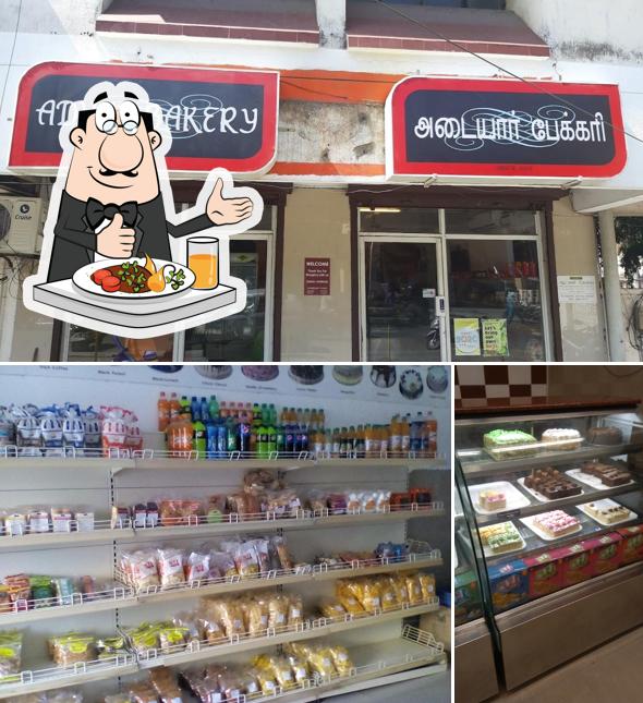 Food at Adyar Bakery