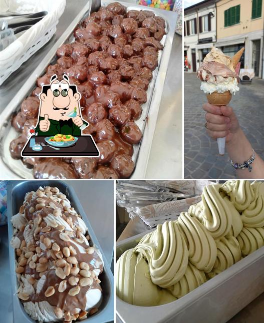 Platti al Gelateria Del Porto