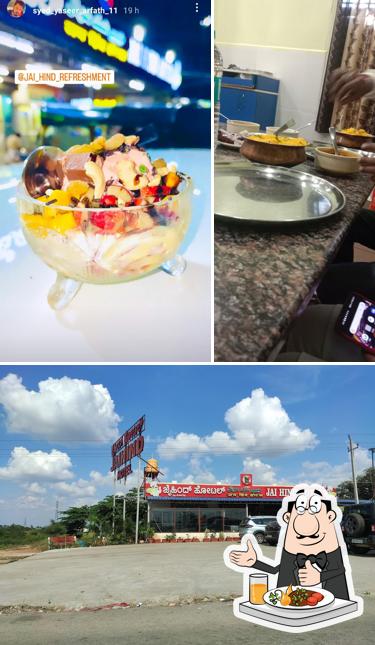 Take a look at the image showing food and exterior at Jai hind refreshment