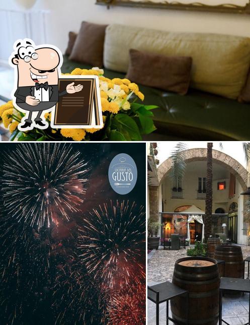 La immagine di esterno e cibo da Locanda del Gusto