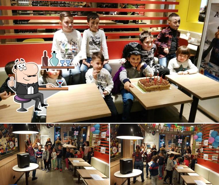 Gli interni di McDonald's Montemurlo