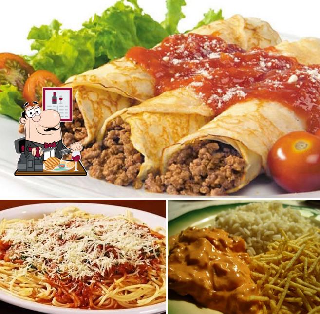 Peça refeições de carne no Pizzaria e Restaurante Dunami´s